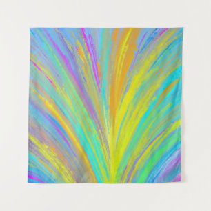 Abstract Tropical Summer Fun Tapestry
