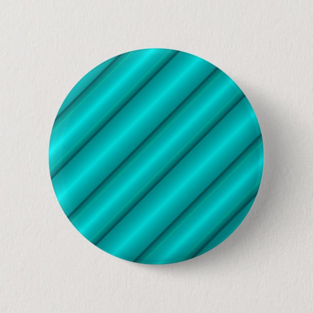 Abstract Tubes in Teal Pinback Button (Front)