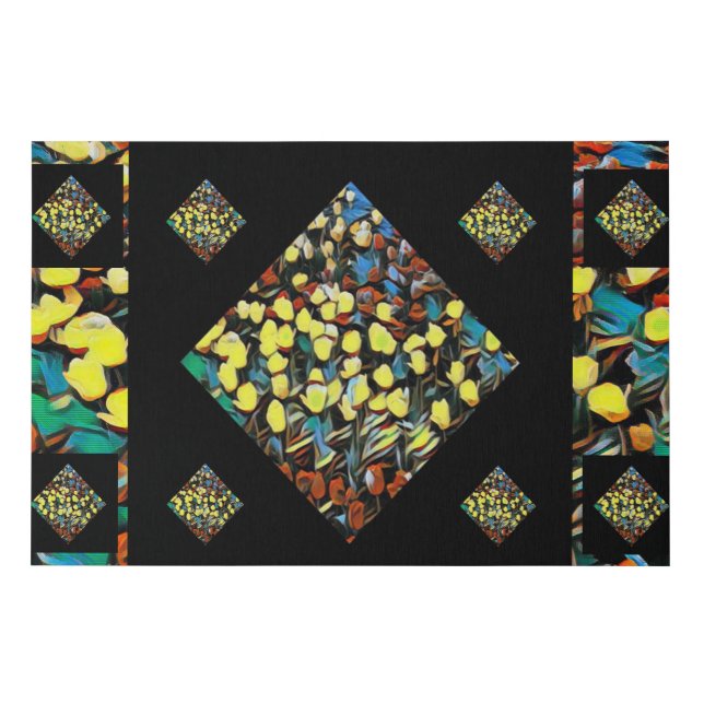 Abstract Tulip Canvas Print w/ Dreaming (Front)