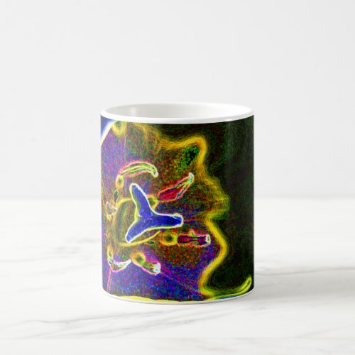 Abstract Tulip morphing mug