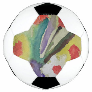 Abstract Tulips & Spring Flowers Soccer Ball