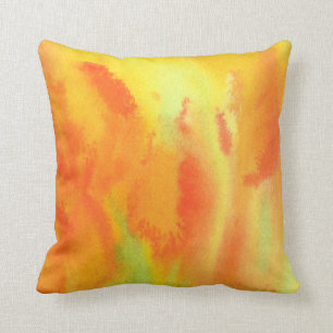 Abstract Tulips Throw Pillow