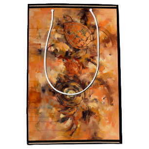 Abstract Turtle Medium Gift Bag
