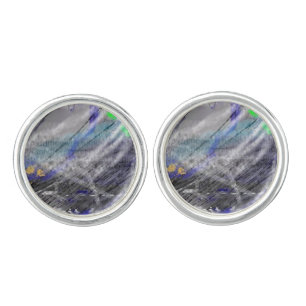 Abstract Typography 4 - Digital Art - Cufflinks
