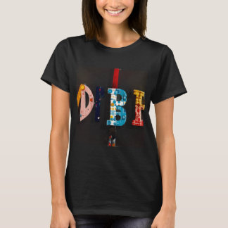 Abstract Typography Art | Colorful & Dynamic T-Shirt
