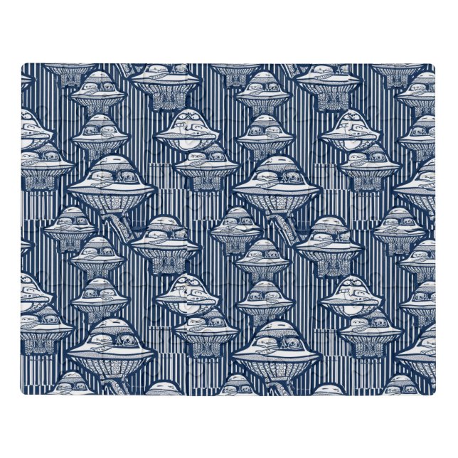 Abstract UFO Puzzle (Puzzle Horizontal)