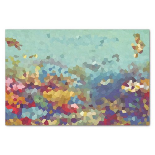 Abstract Under The Sea Tissue Paper