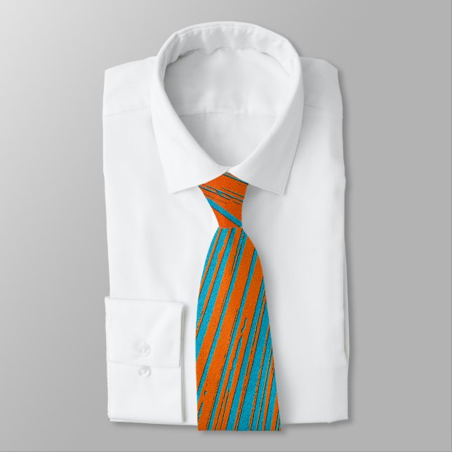 Abstract Unique Modern Neck Tie (Tied)