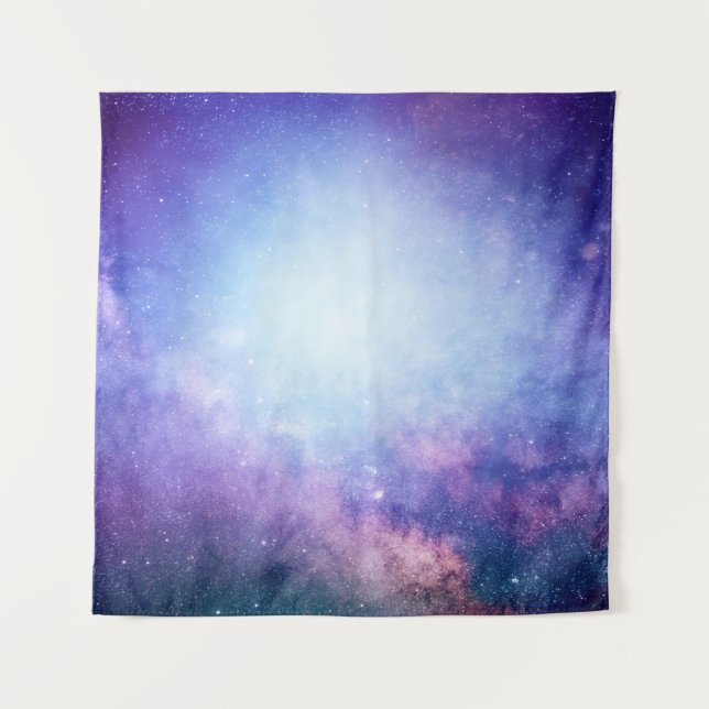 Abstract universe smoke stars tapestry (Front)