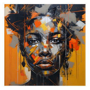 Abstract Urban Art African American Women