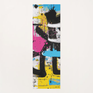 Abstract Urban Graffiti Splash Art Yoga Mat