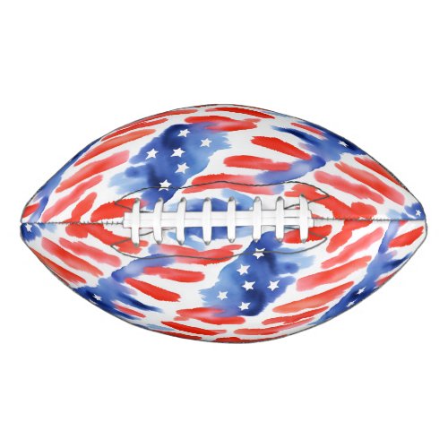 Abstract US Flag _ Football