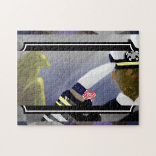Abstract US Veteran Art Puzzle