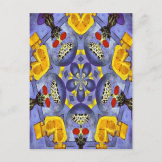 Abstract Vase Postcard