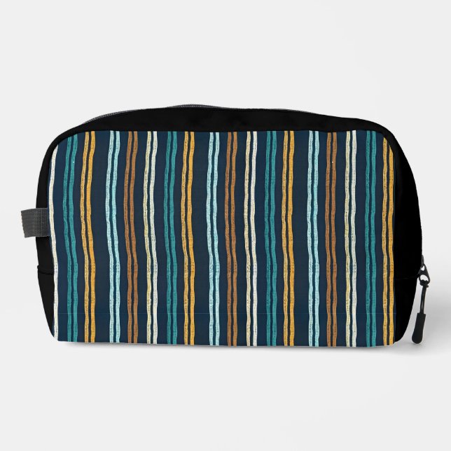 Abstract Vertical Lines pattern Dopp Kit (Front)
