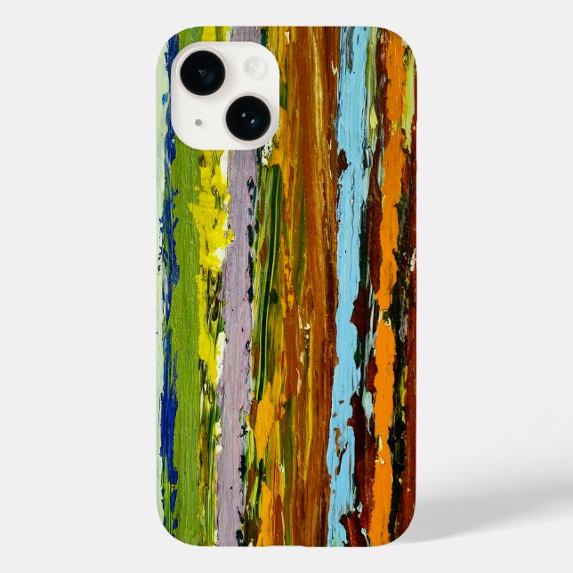 Abstract  Vertical Paint Streaks Case-Mate iPhone Case (Back)