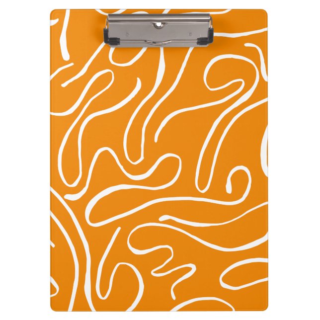 Abstract Vibes Pattern Clipboard (Front)