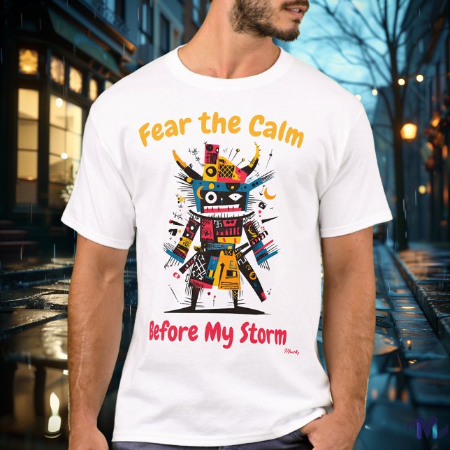 Abstract Vibrant Samurai Warrior T-Shirt (Creator Uploaded)