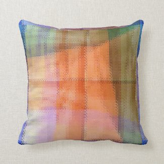 Abstract View Throw Pillow