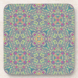 Abstract vintage background beverage coaster