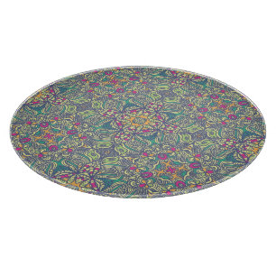 Abstract vintage background cutting board