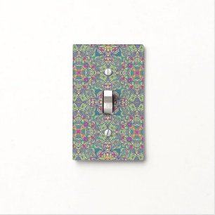 Abstract vintage background light switch cover