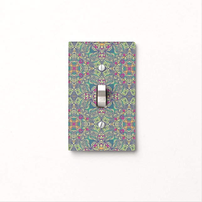 Abstract vintage background light switch cover (In Situ)
