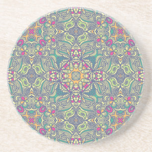 Abstract vintage background sandstone coaster