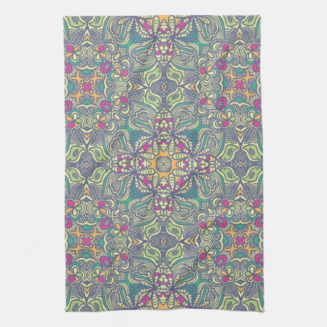 Abstract vintage background towel (Vertical)
