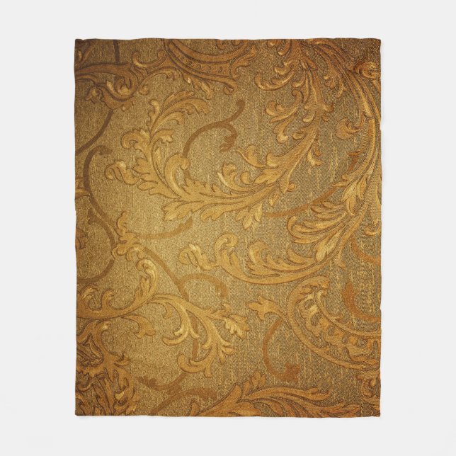 Abstract Vintage: Elegant Background. Fleece Blanket (Front)