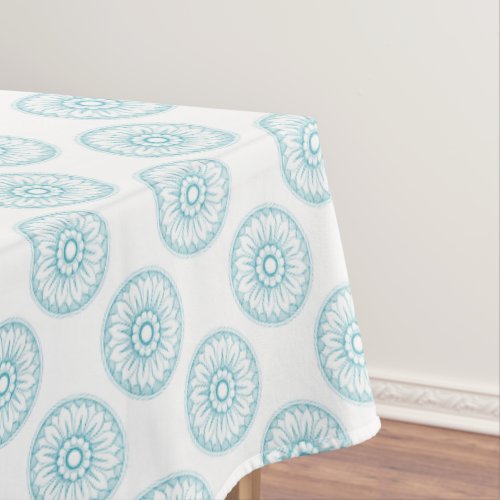 Abstract Vintage Medallion Pattern Tablecloth