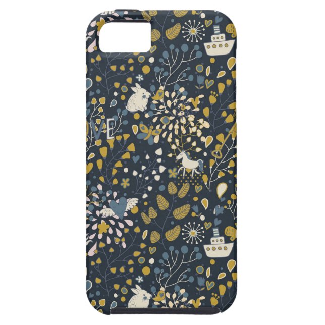 Abstract vintage pattern Case-Mate iPhone case (Back)
