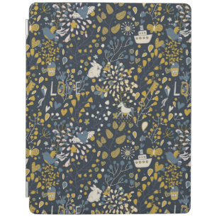 Abstract vintage pattern iPad smart cover