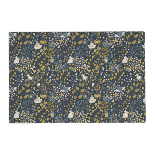 Abstract vintage pattern placemat