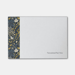Abstract vintage pattern post-it notes