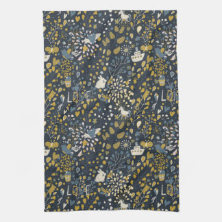 Abstract vintage pattern towel