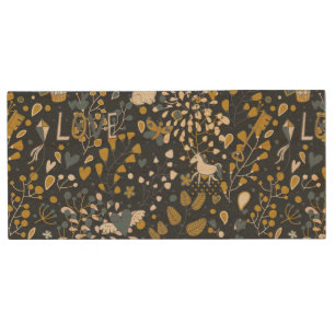 Abstract vintage pattern wood flash drive