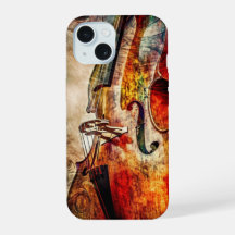Abstract violin art case