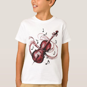 Abstract violin basic children's T-Shirt