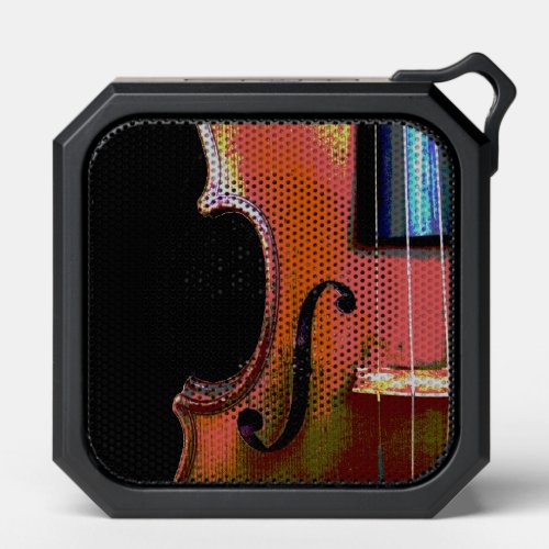 Abstract Violin Colorful Musical Instrument  Bluetooth Speaker