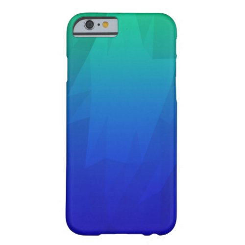 Abstract Virtual Blue Barely There iPhone 6 Case