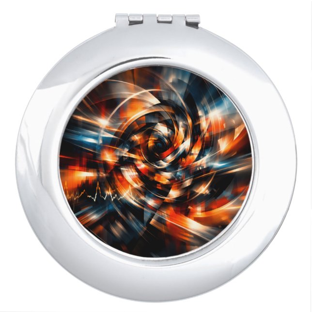Abstract Vision of Motion & Mind Compact Mirror (Front)