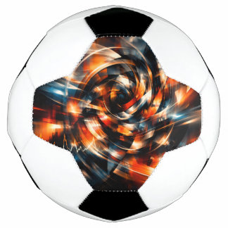 Abstract Vision of Motion & Mind Soccer Ball