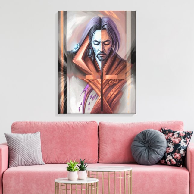 Abstract Visions  Canvas Print (Insitu(LivingRoom))