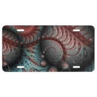 Abstract Vivid Fantasy Fractal Art Brown Blue