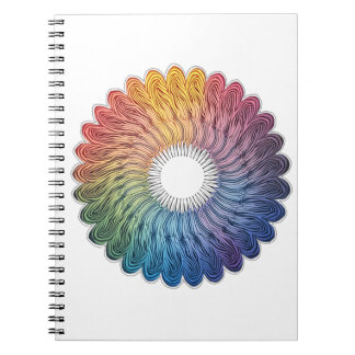 Abstract vivid notebook