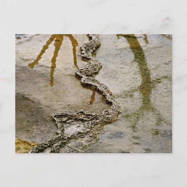 ABSTRACT VOLCANIC DEPOSITS AND MINERALS POSTCARD (Front)