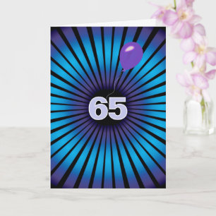 Abstract Vortex For 65th Birthday Card