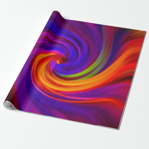 Abstract Vortex Wrapping Paper