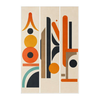 abstract wall art, geometric wall art, modern wall acrylic print